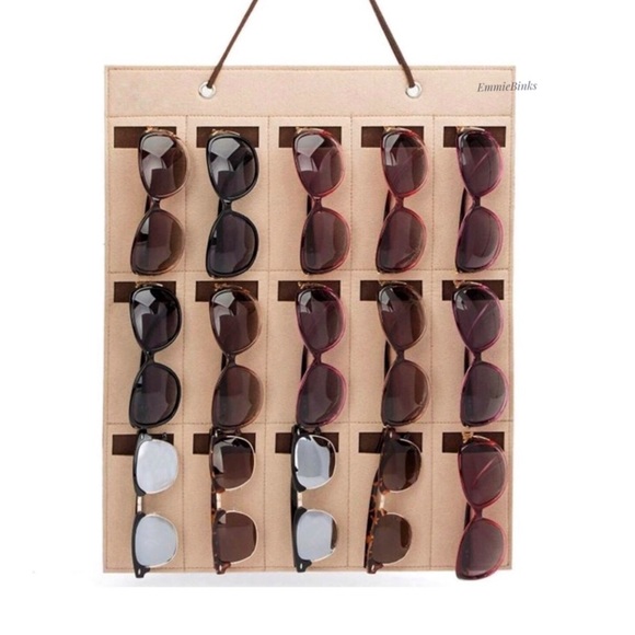New Felt Sunglasses / Eyeglasses Holder / Wall Organizer & Storage - Picture 1 of 8
